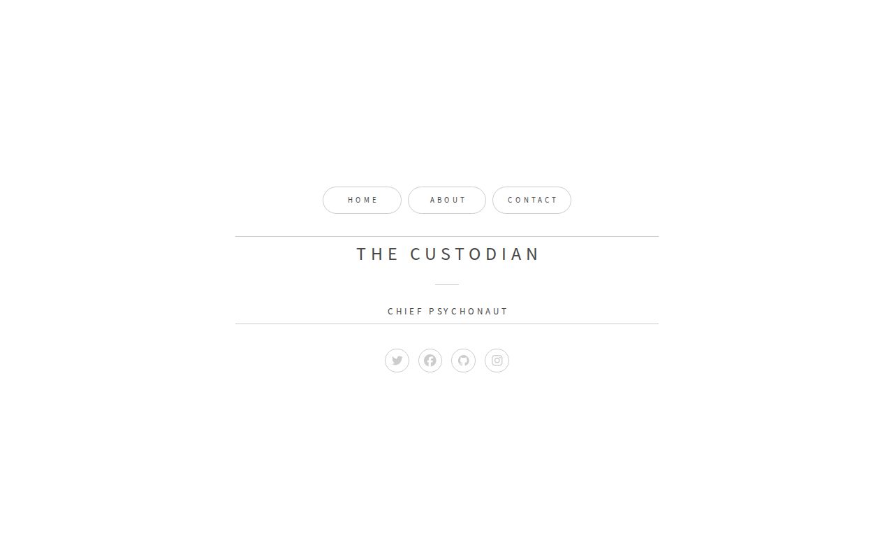 Carrd profile picture for @custodian